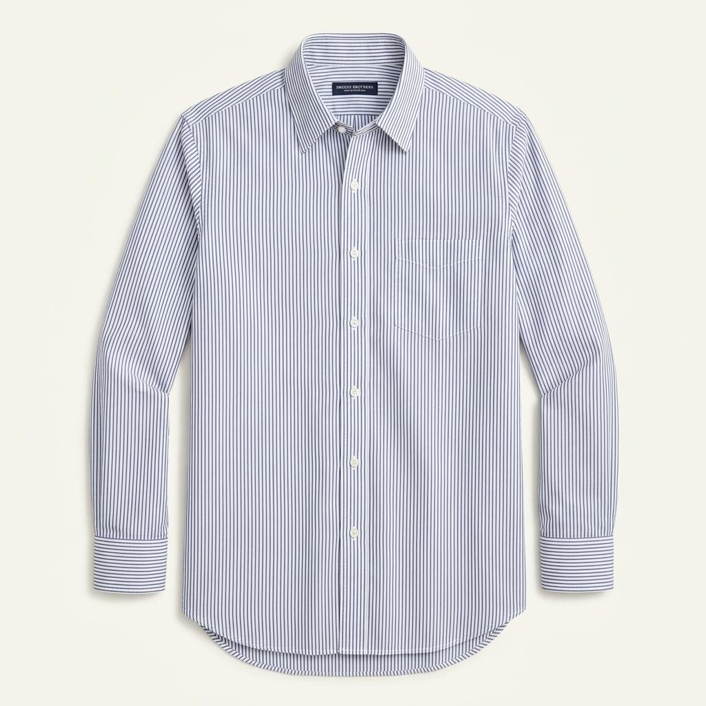 23RN vingt-trois cotton stripe shirts 1