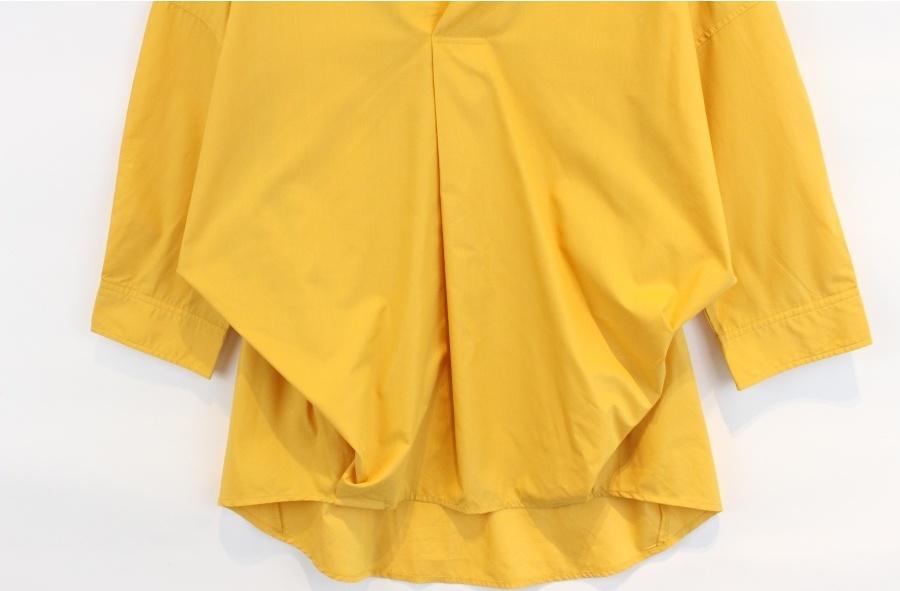 CECIL McBEE 세실맥비 cotton poly Yellow blouse 6