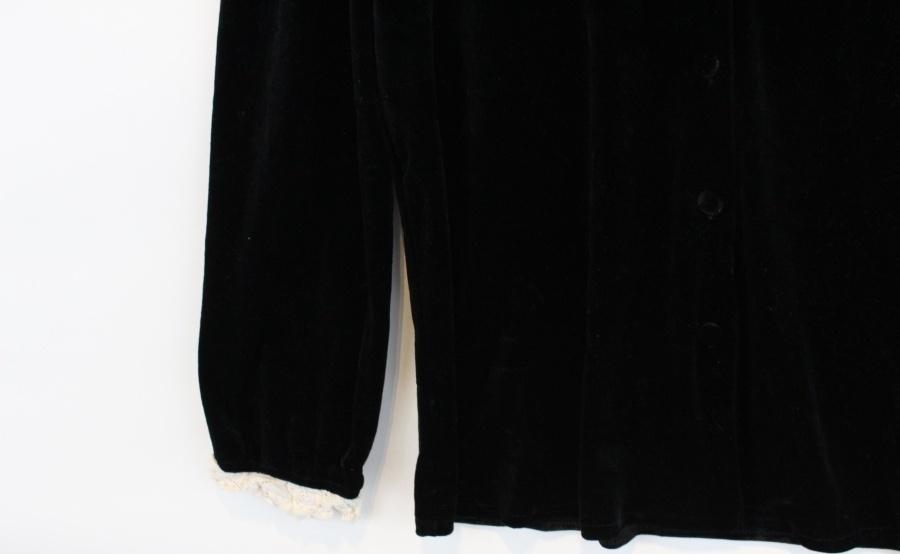 Holly Jelly cotton lace collar black blouse 7