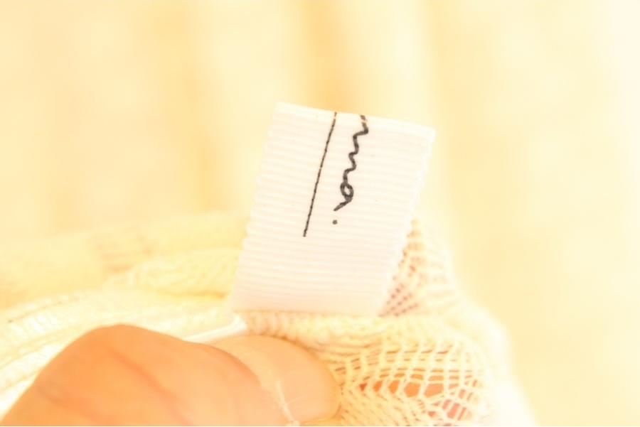 TYCHEZ VINTAGE lace pattern balloon sleeve 9