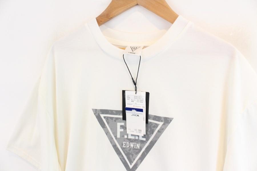 F.L.E EDWIN 에드윈 Logo printing 1/2 top 2