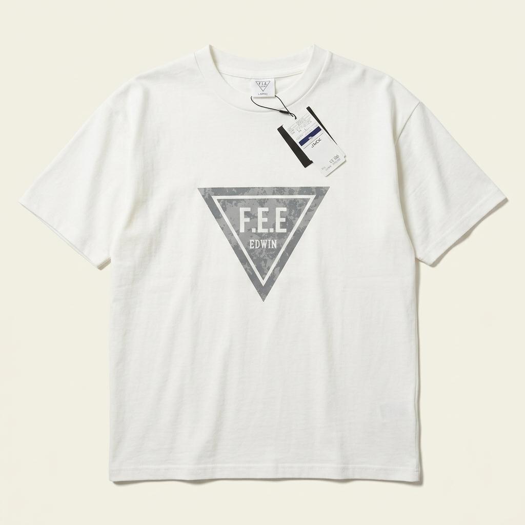 F.L.E EDWIN 에드윈 Logo printing 1/2 top 1