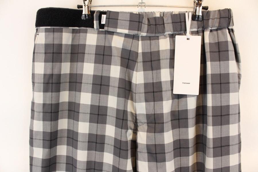 Graphapaper wool100% check chef pants 그라프페이퍼 셰프 5