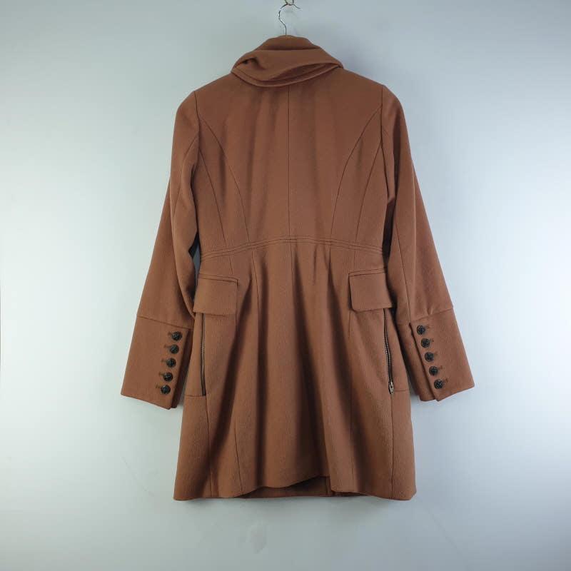 여44SIZE/시슬리 카멜 투버튼 롱코트 XA0017 3