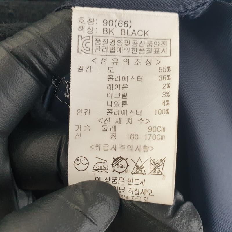 여90/보니알렉스 블랙 모직 롱코트 XA0122 7