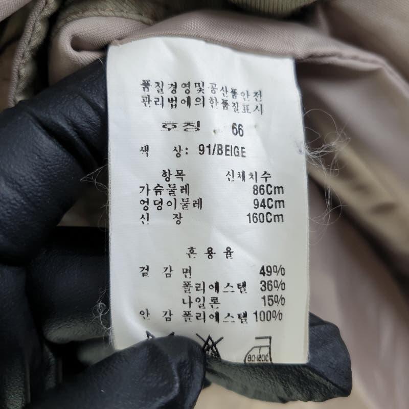 여86-160/온앤온 베이지 트렌치 자켓 XA0257 7