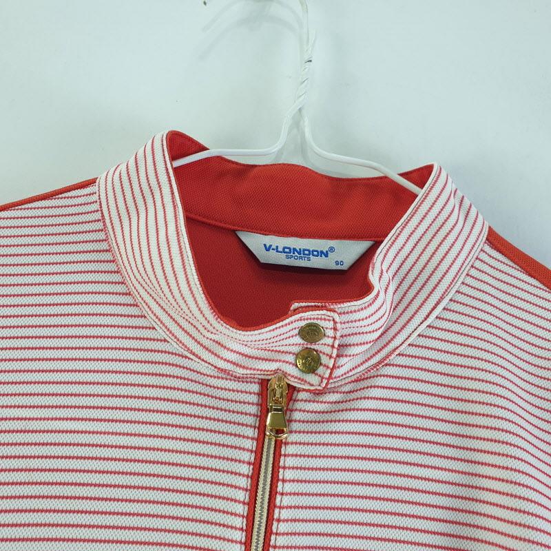 VLONDON 여90 레드 반집업 긴팔티 L1870 4