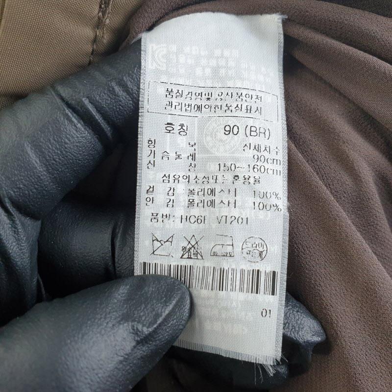 샤트렌 여90 브라운 집업 롱베스트 L3328 7