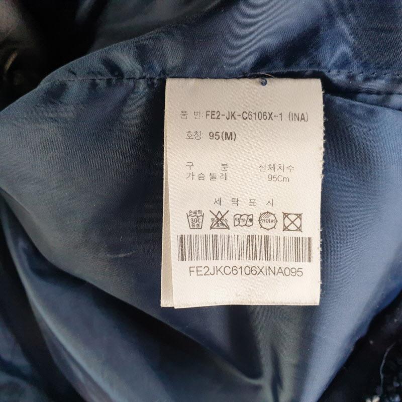 FILA 남95 네이비 플리스 덤블 자켓 L8914 7