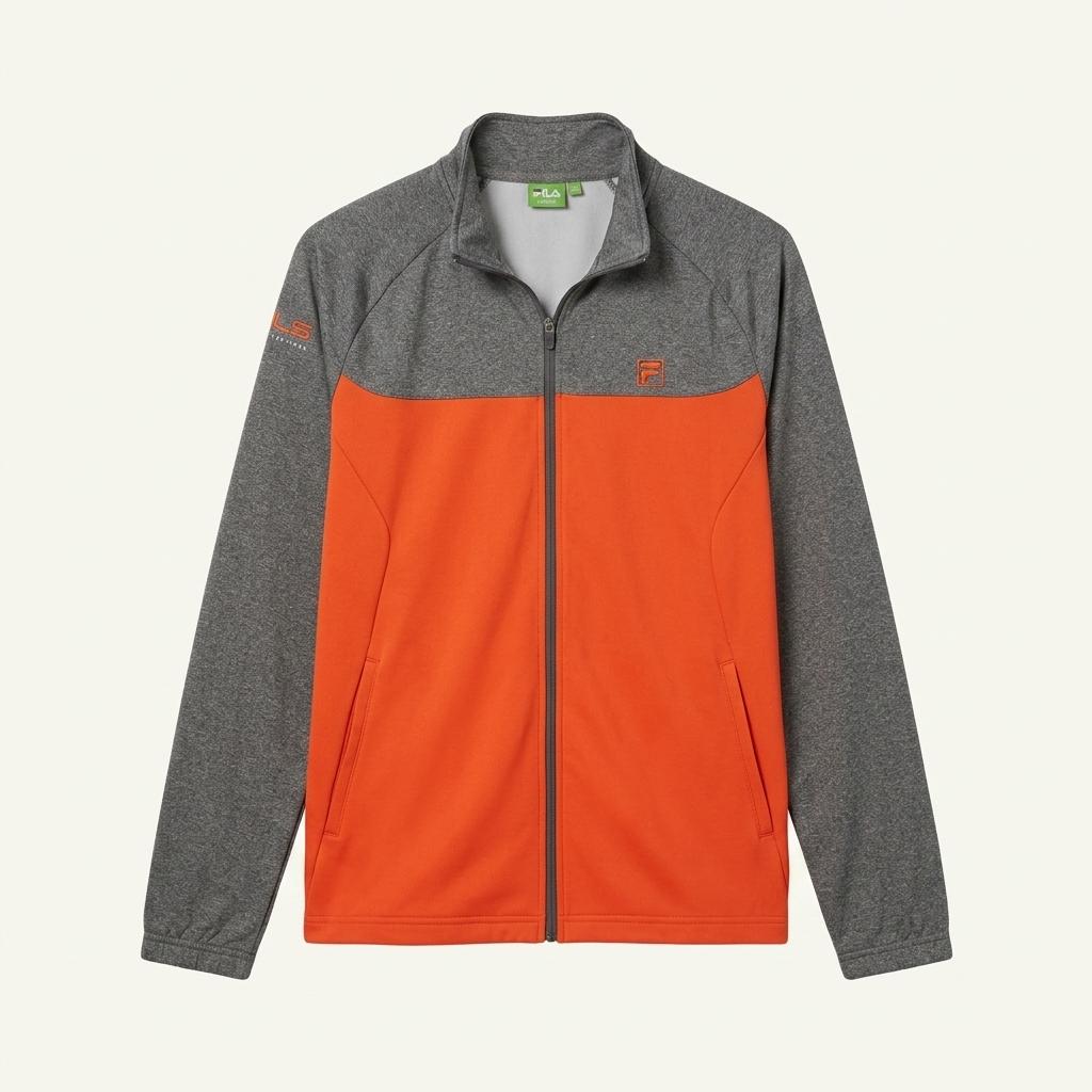 FILA 남100 트레이닝 배색 집업 자켓 L8952 1
