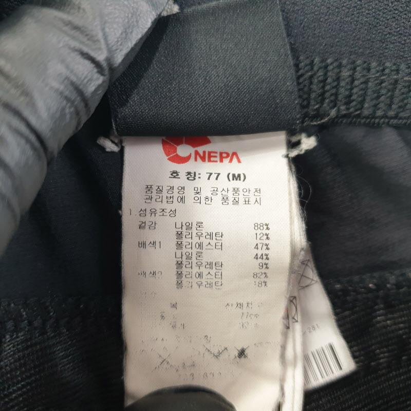 네파 남성30인치 블랙 아웃도어 팬츠 M0095 7
