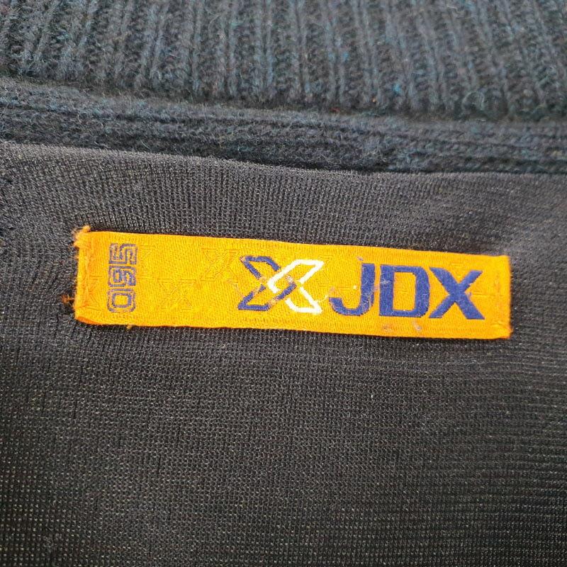 JDX 남성95 네이비 배색 반집업 니트 M0284 7