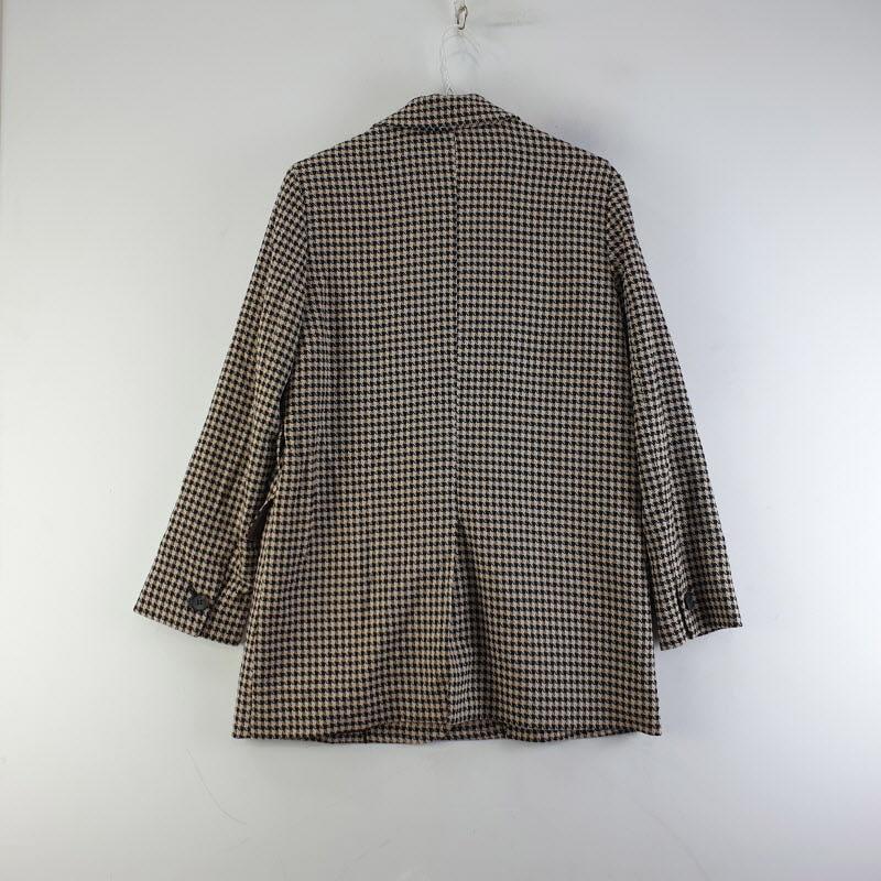 모르간 여성88-160 블랙 체크 자켓 M0775 3
