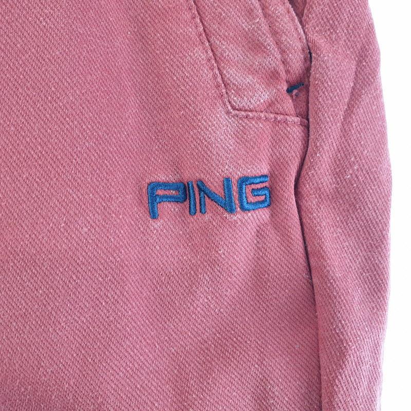 PING 남성32인치 레드 팬츠 물빠짐 M0800 5