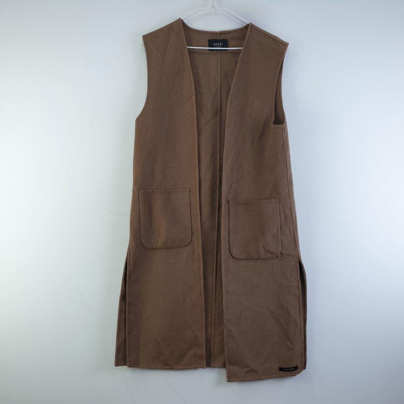 DAZZI 여성85-160 모직 롱베스트 M1052 2
