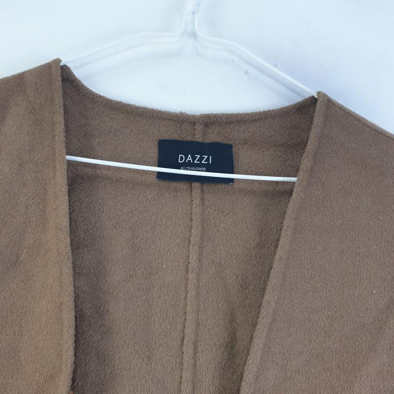 DAZZI 여성85-160 모직 롱베스트 M1052 4