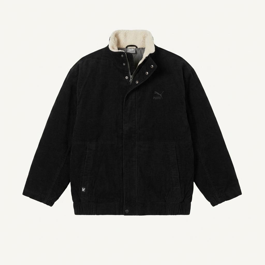 PUMA 남성100 블랙 코듀로이 자켓 M1076 1