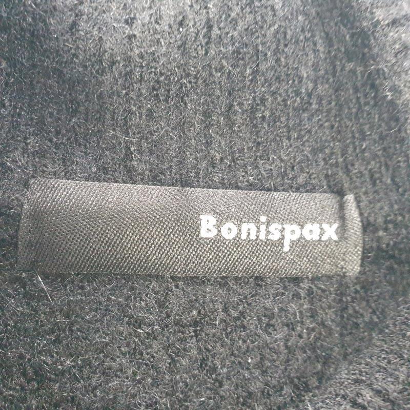 BONISPAX 여성FREE 블랙 집업 니트 조끼 M1136 5
