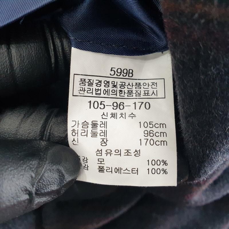 ERGO 남성105-170 울 체크 정장 자켓 M1174 7