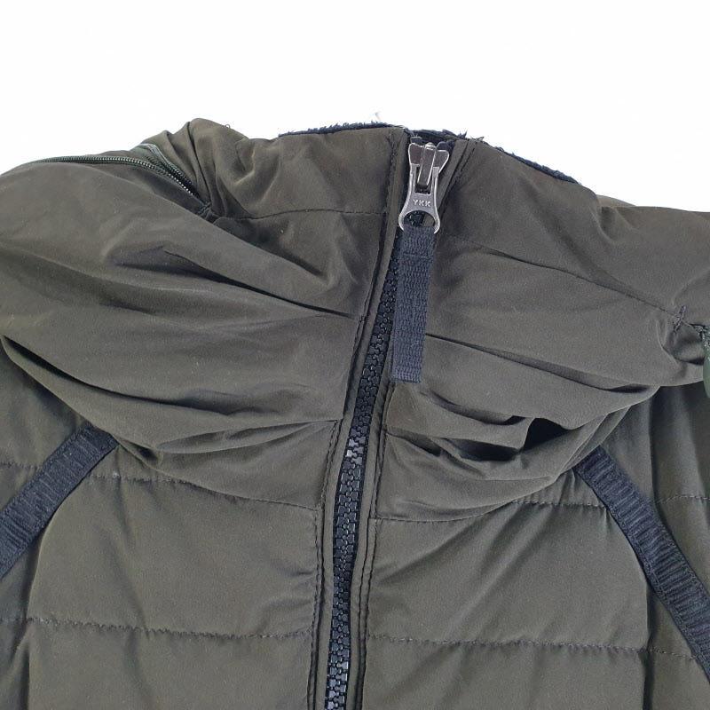 K2 여성100 카키 오리털 후드 롱패딩 M1605 4