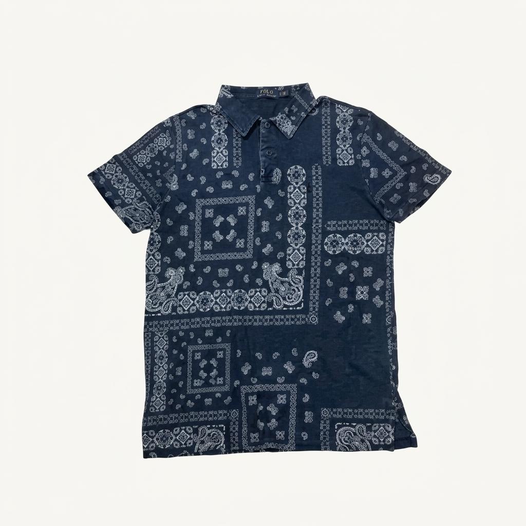 Polo Ralph Lauren 폴로 랄프로렌 페이즐리 패턴 반팔 카라티 1