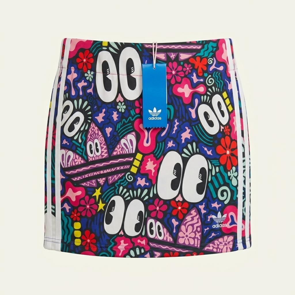 85,XS,택있는 새상품)) adidas 아디다스 치마 1