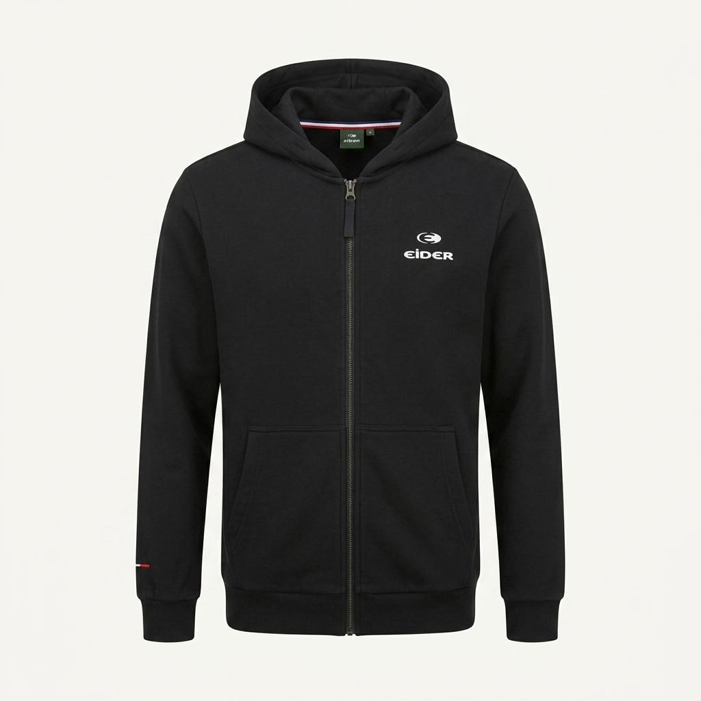 95,M)) EiDER 아이더 블랙 후드집업 1