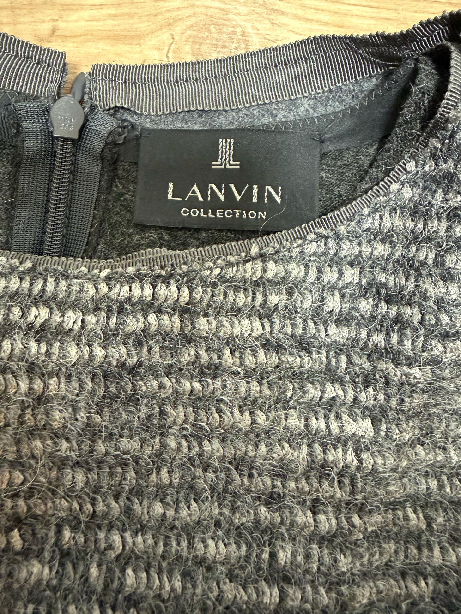 Lanvin Collection 원피스 (차콜&그레이&실버) 4