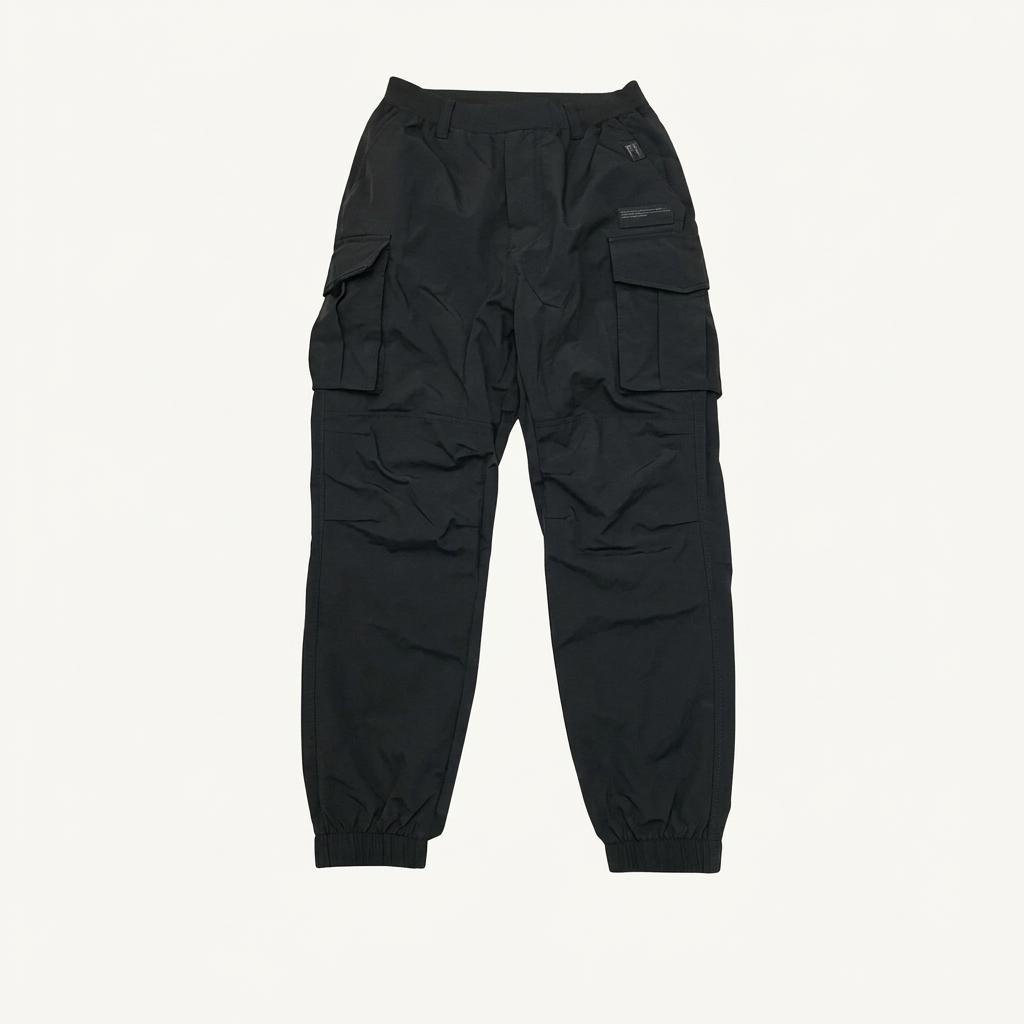 블랙 스마트 발열 패딩 바지 1