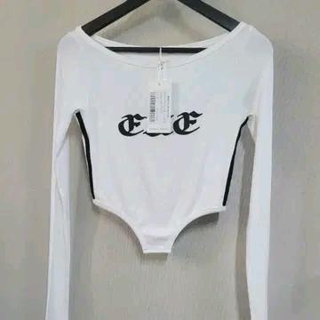 SETUP-EXE Boatneck Button Top 화이트 탑 (OS) 2