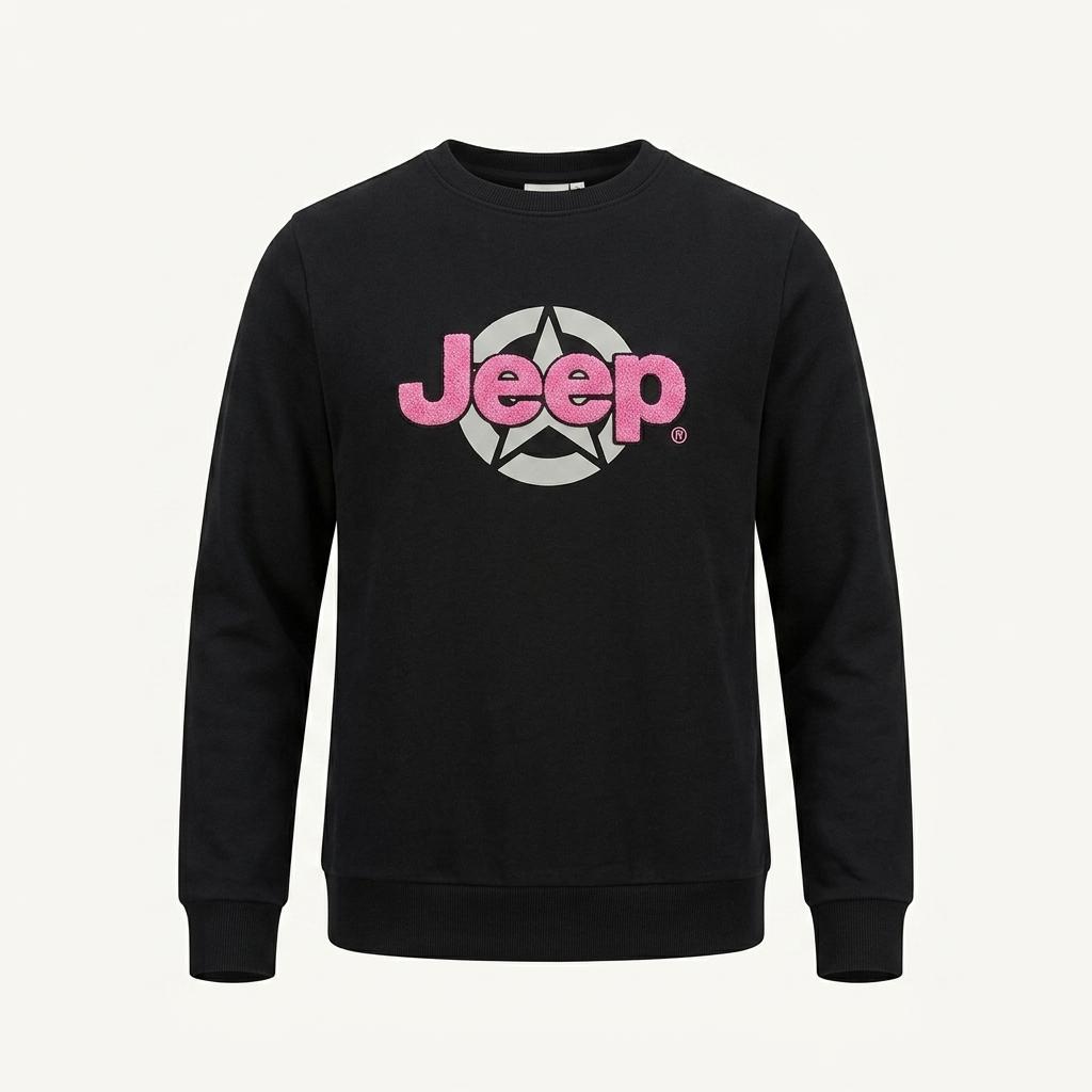JEEP 지프 핑크 로고 맨투맨 네이비 s 1