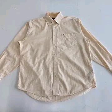타미힐피거 코튼 스트라이프 셔츠 라이트옐로우 M 2