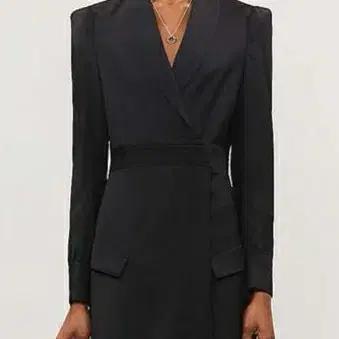 The Kooples 더 쿠플스 정장 랩 원피스 블랙 2 3