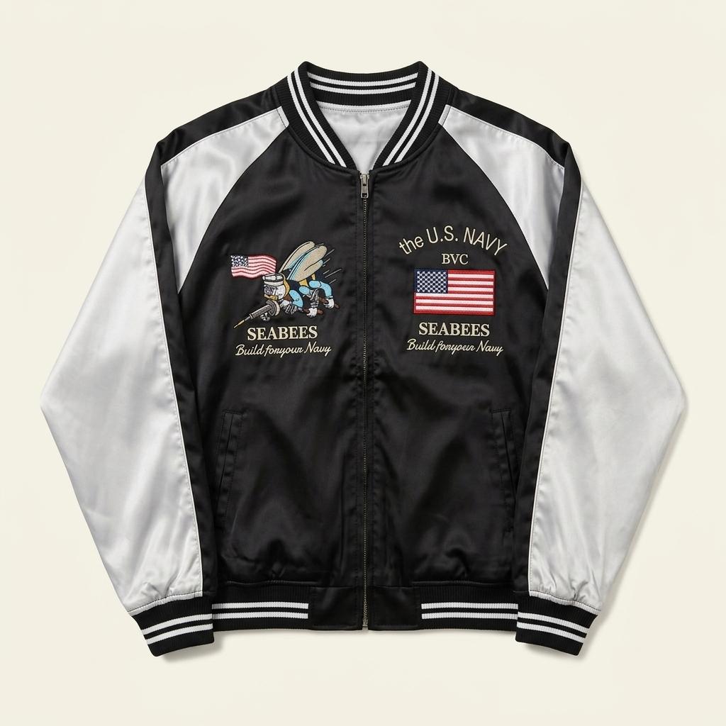 L U.S NAVY BVC 리버시블 스카쟌 1