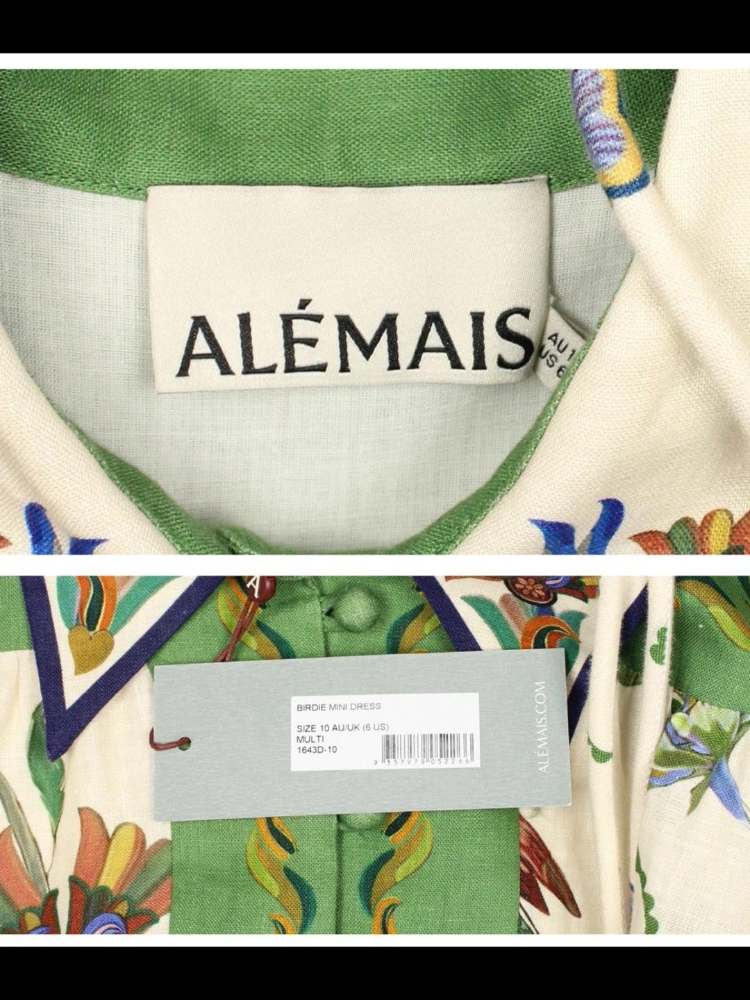 ALEMAIS Birdie 플라워 린넨 미니 원피스 Us6 (44-55) 4