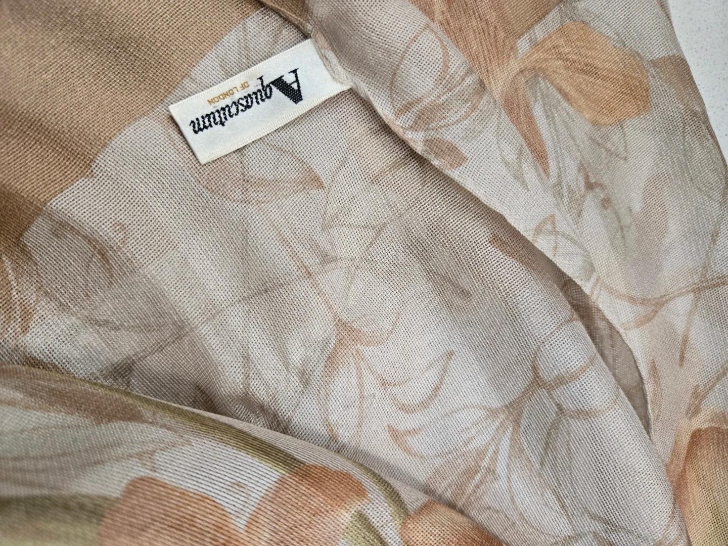 Aquascutum 실크 스카프 미착용 새상품 가격인하 4