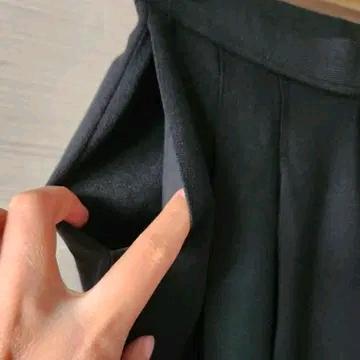 라피아프 블랙 와이드 큐롯 밴딩 팬츠 55사이즈 새제품 4