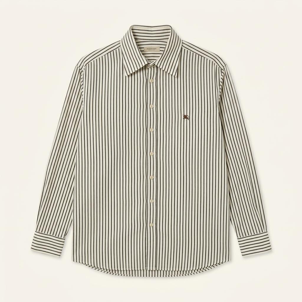 버버리 BURBERRY 스트라이프 셔츠 L 1