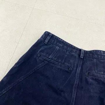 쿠어 핀턱 데님 벌룬 와이드 팬츠 (32) 6