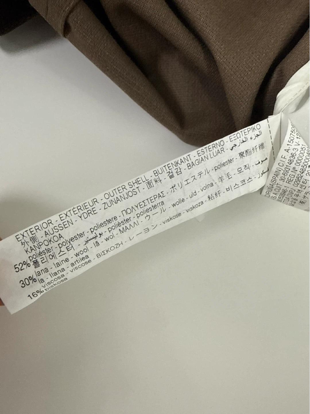 자라 남성 브라운 릴렉스드핏 블레이저 자켓 (52-XL) 8