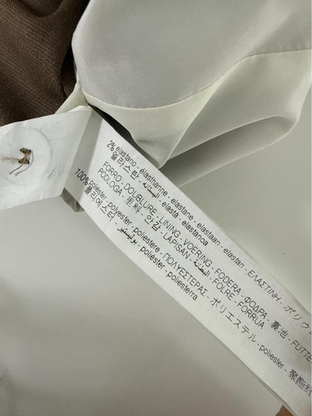 자라 남성 브라운 릴렉스드핏 블레이저 자켓 (52-XL) 7