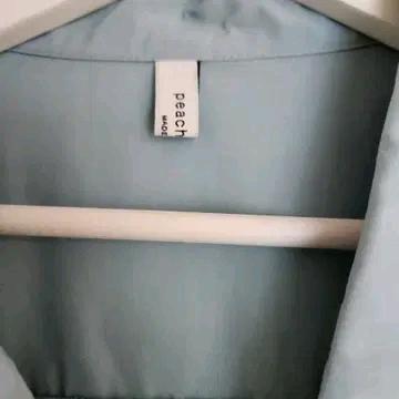 피치앤새드 빅카라셔츠 프리사이즈 4