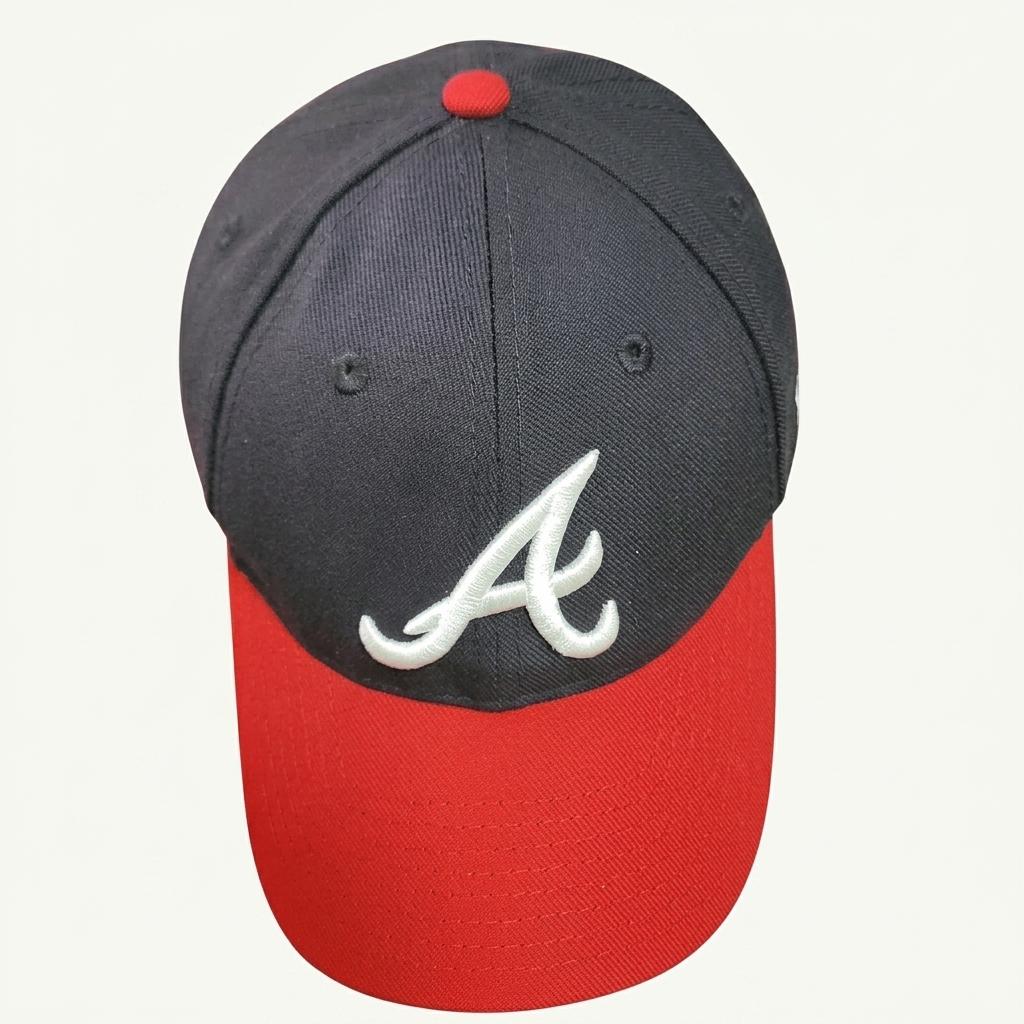 뉴에라 MLB 애틀랜타 브레이브스 볼캡 블랙 레드 1