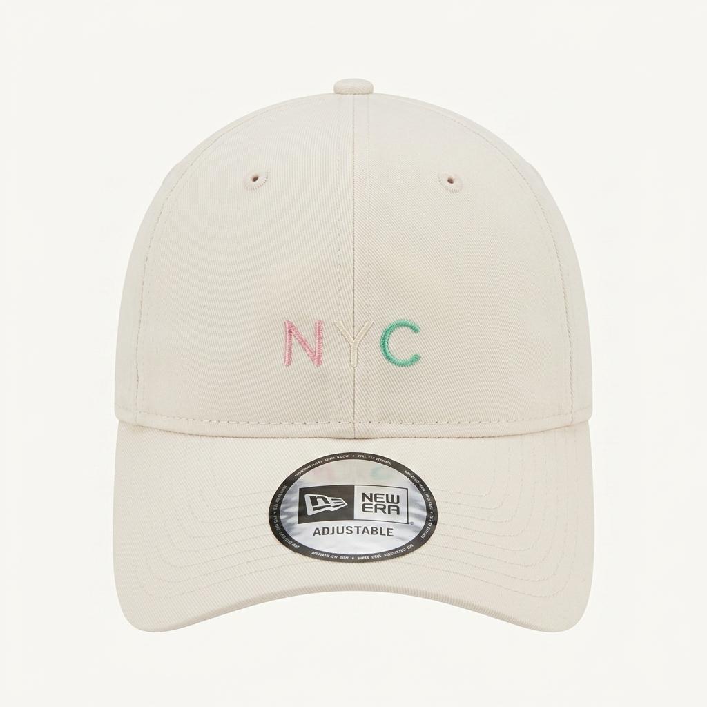 뉴에라 NYC 로고 베이지 볼캡 1