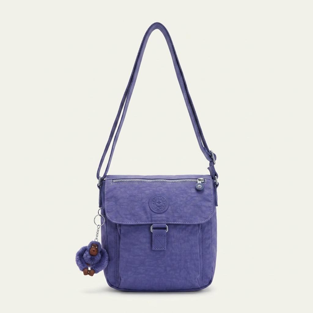 키플링(Kipling) 보라색 나일론 미니 크로스백 1