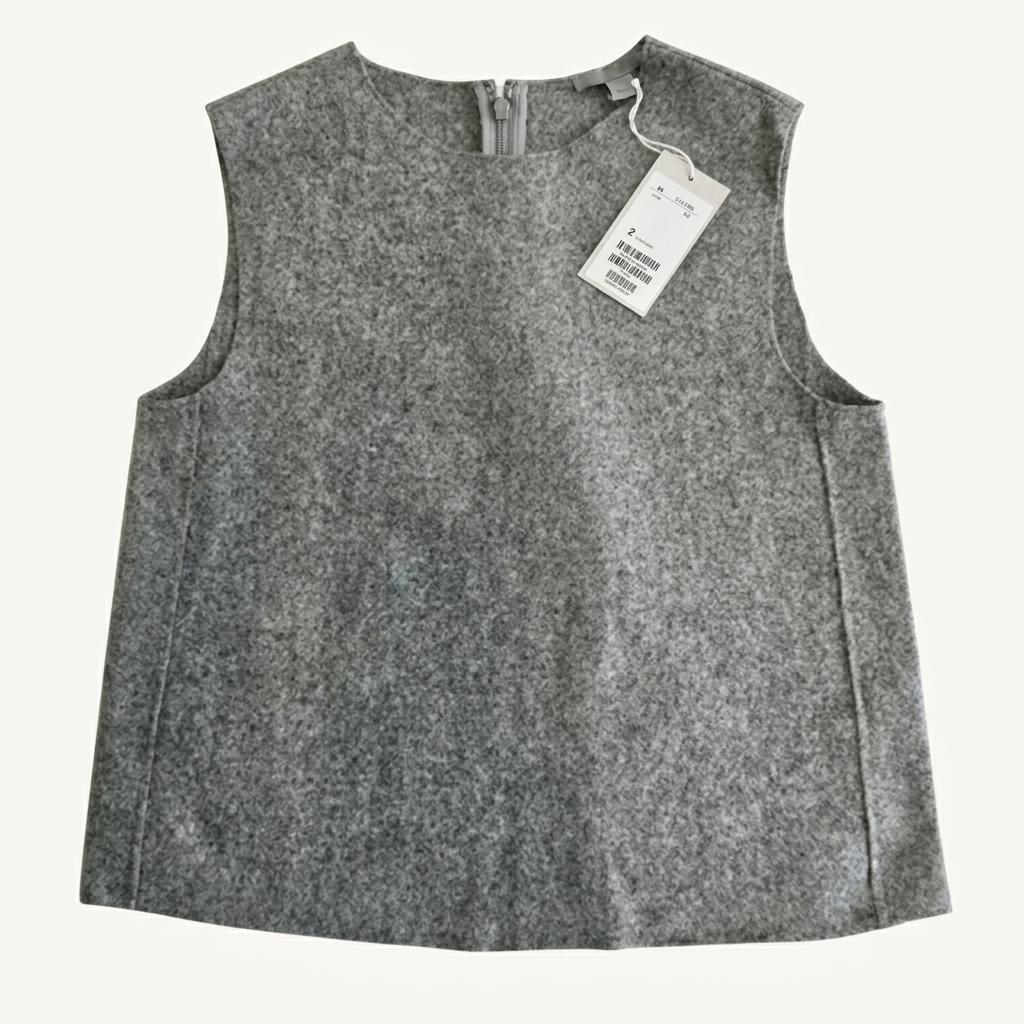 COS 코스 울 베스트 그레이 EUR32 1