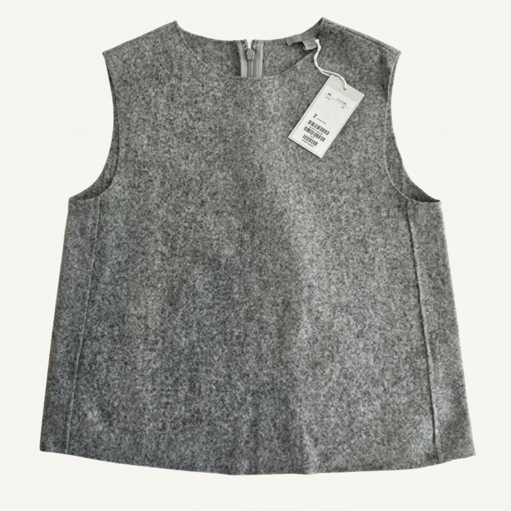 COS 코스 울 베스트 그레이 EUR32 1