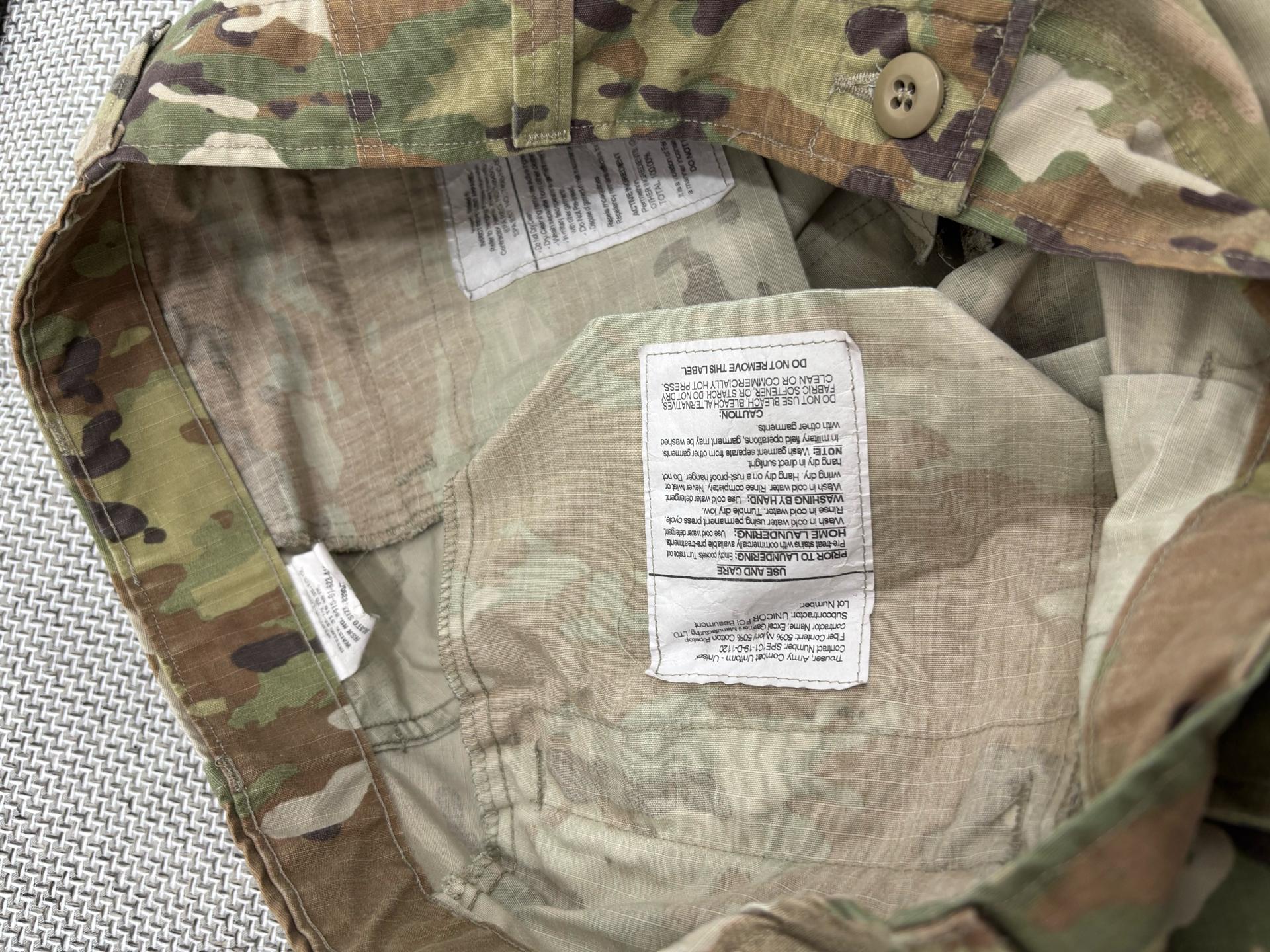 USA미군 ACU  군용 카모 바지32to35ln 11