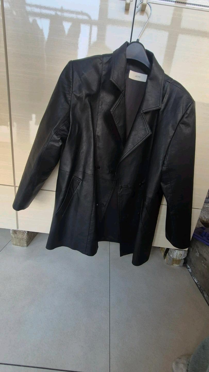ARTTO 아르토 블랙 비건가죽자켓 4