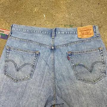 미국 빈티지 리바이스 505 연청바지 36size 6